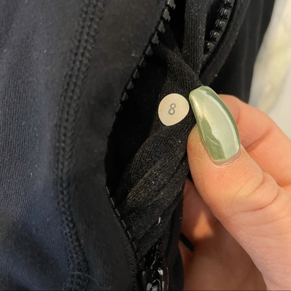 Lululemon 8 stride zip jacket black active yoga - Picture 7 of 7